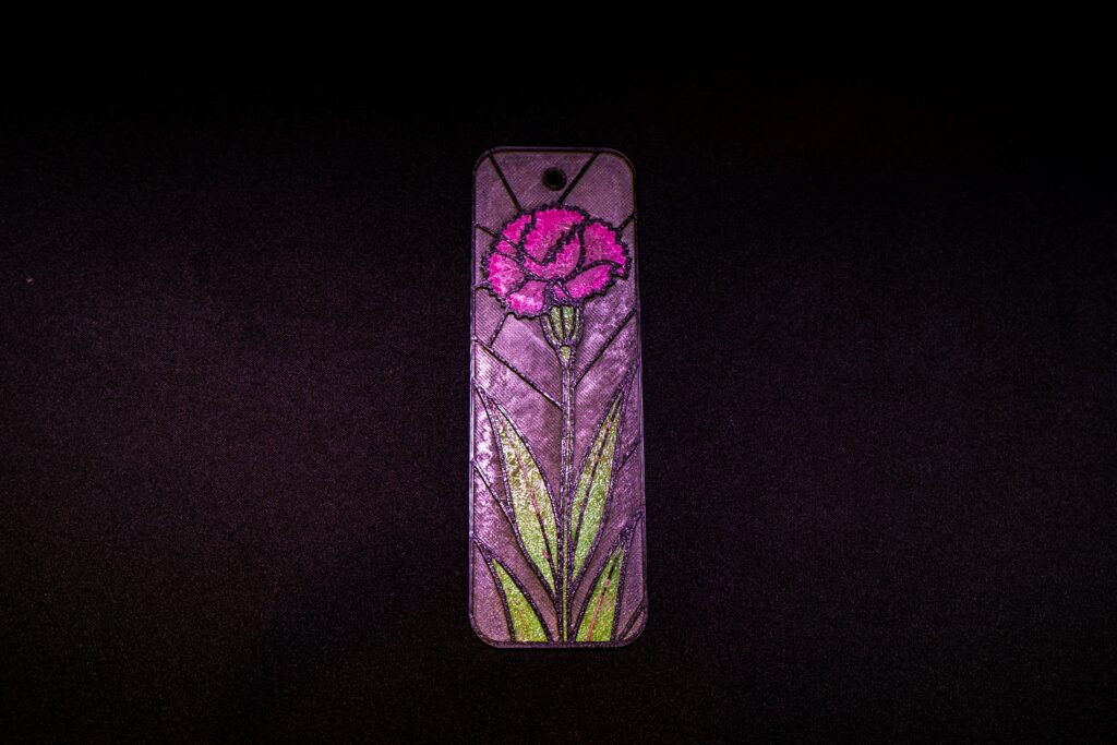 Stained Glass Clove - Hueforge Bookmark gallery 2